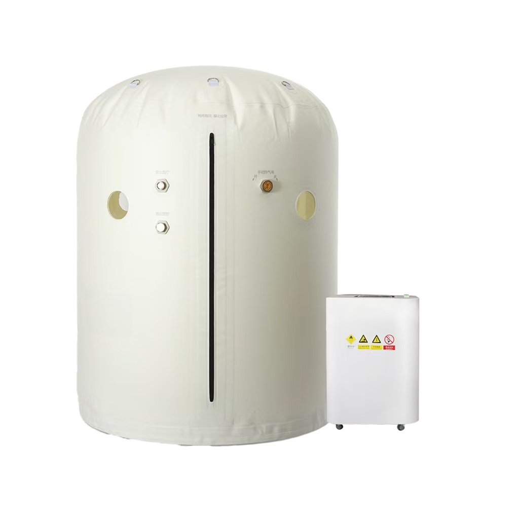 Column type soft oxygen chamber and main unit