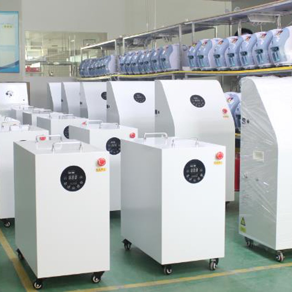 Smart oxygen chamber host burn-in site